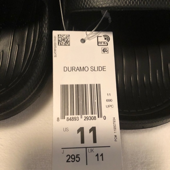 Men’s Adidas Sandals/Slides, Black/White, Various - Picture 3 of 3